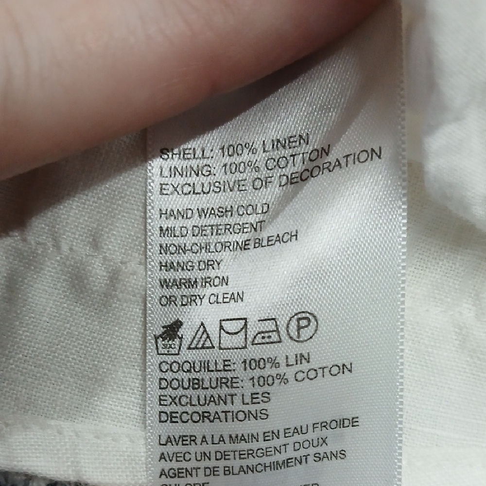 Tommy Bahama Two Palms 100% Linen Skirt Size 2 - Picture 8 of 8